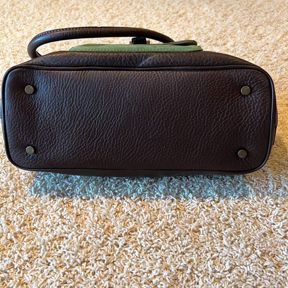NWOT - RARE Vintage Eddie Bauer Leather Suede Purse - Picture 4 of 16